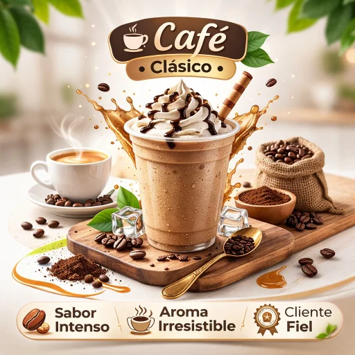 Frappé de sabor café