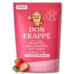 frappe fresa cremoso preparado con Don Frappe